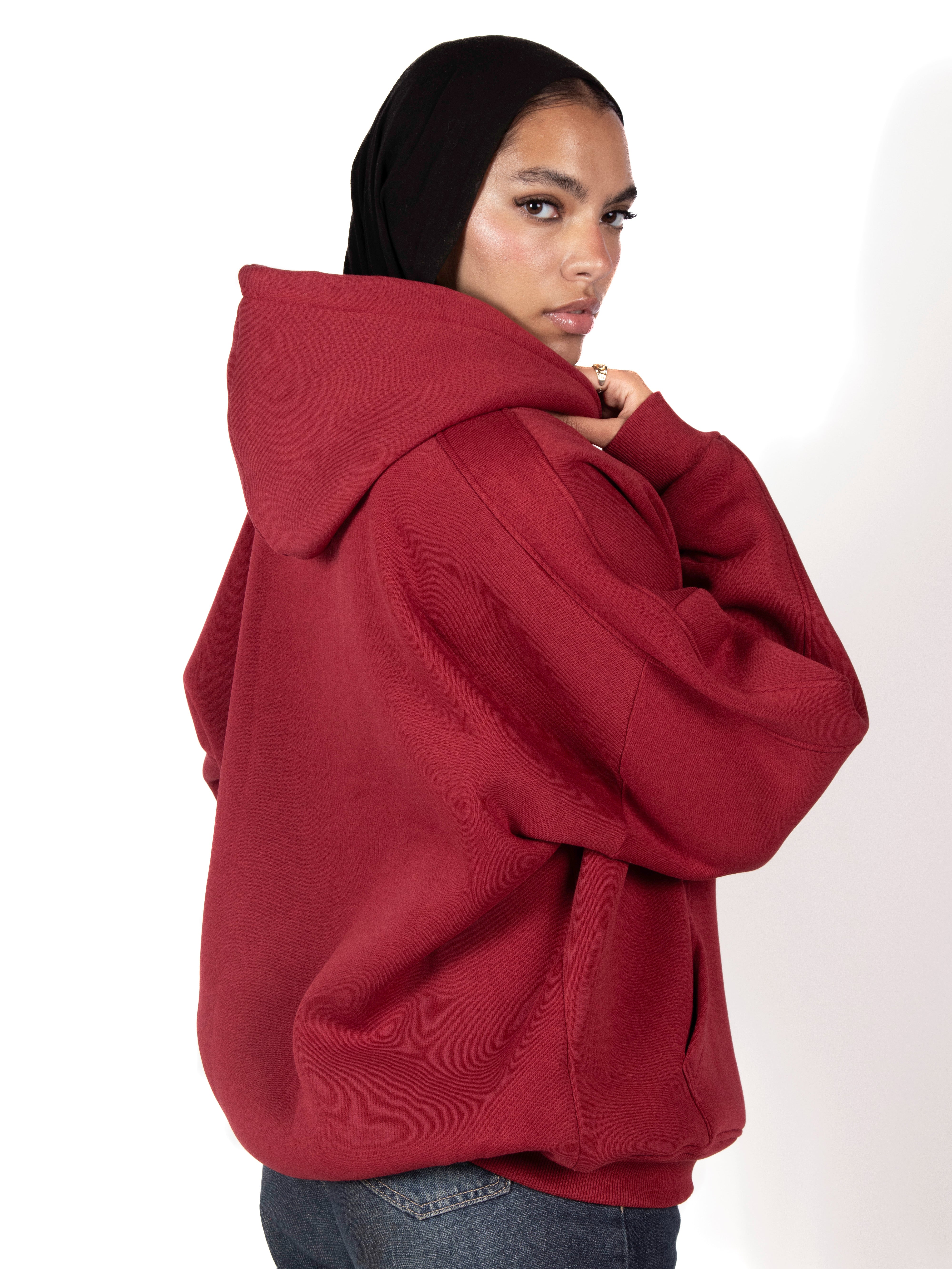 The Basic Burgundy Hoodie