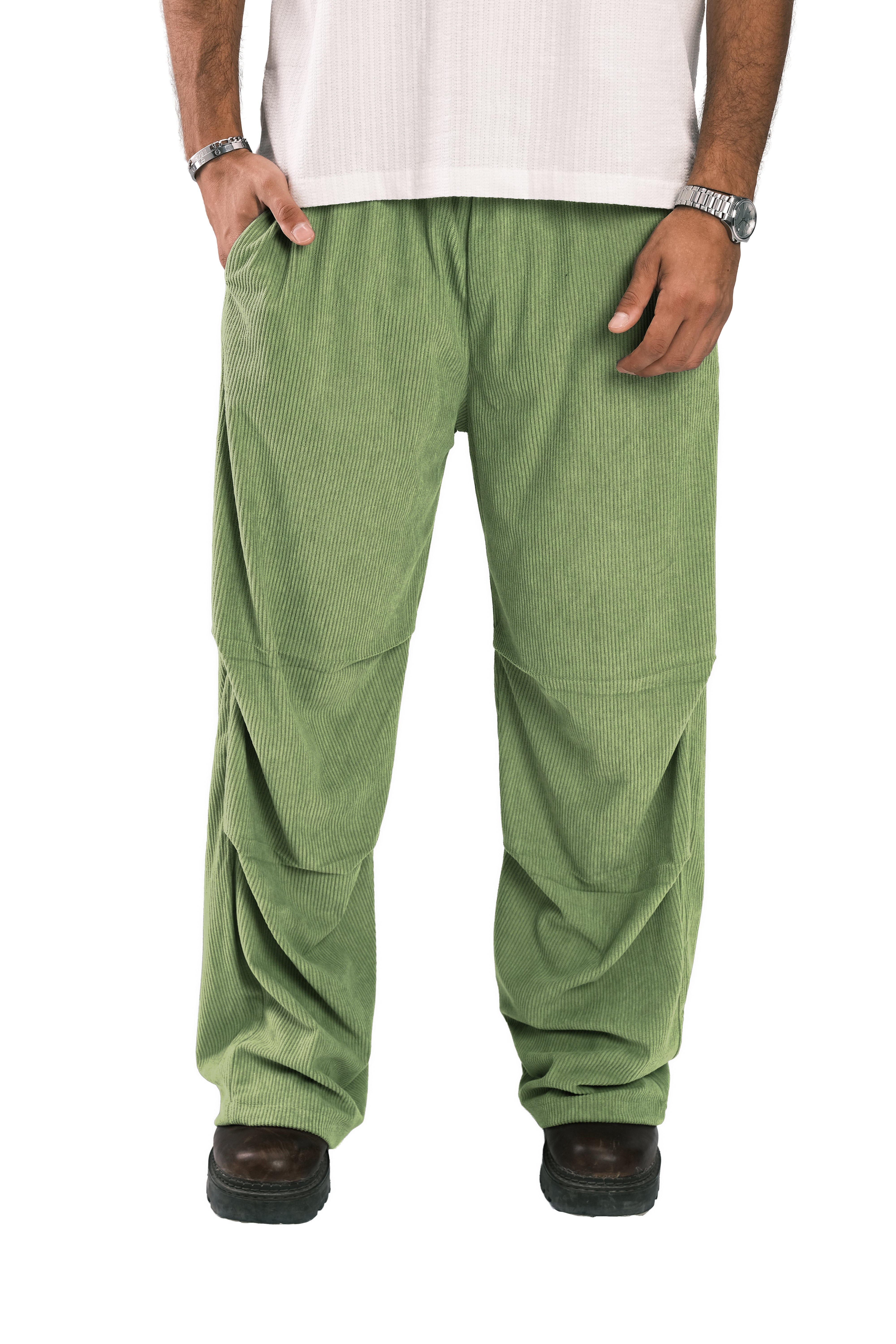 Matcha Corduroy Pants