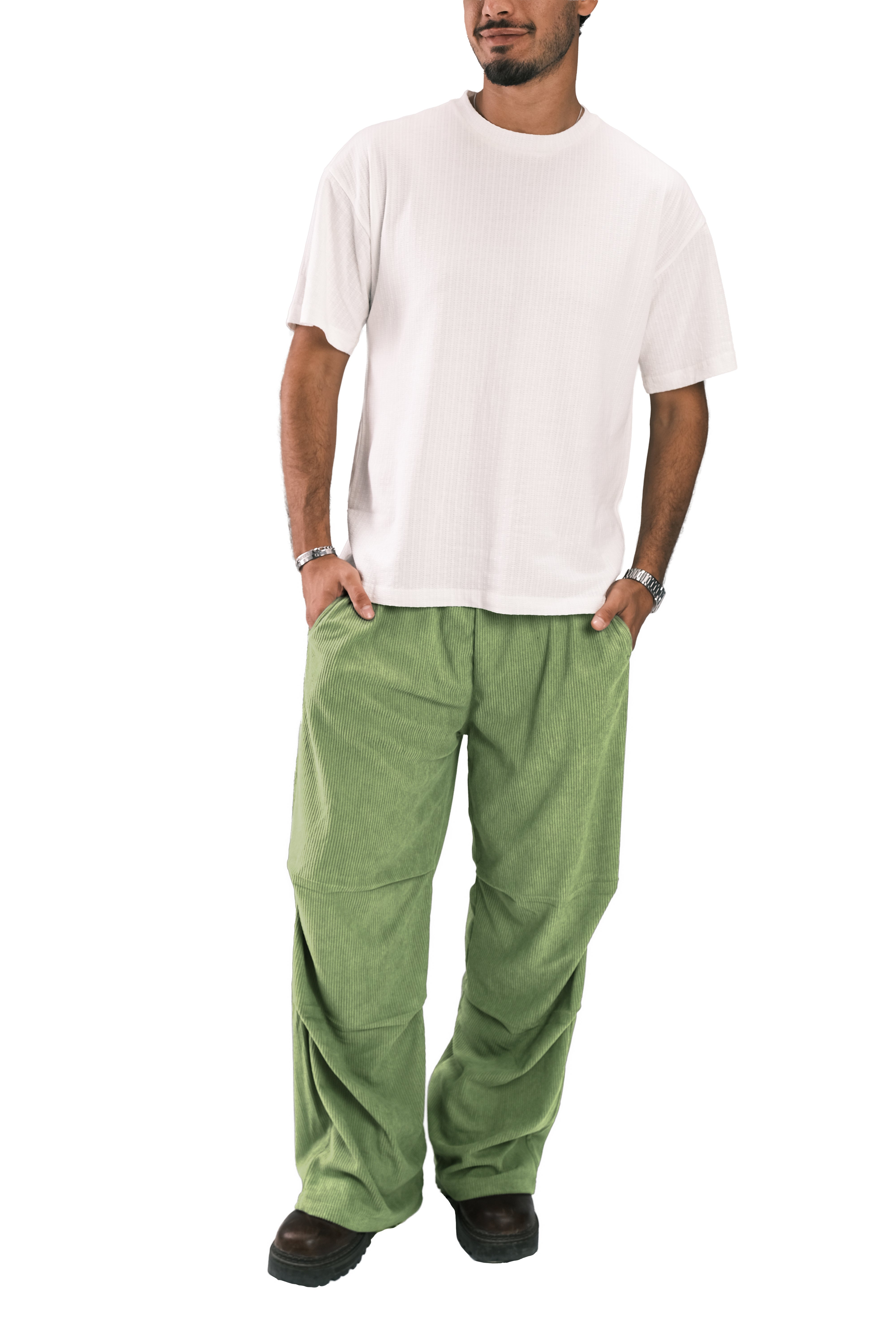 Matcha Corduroy Pants