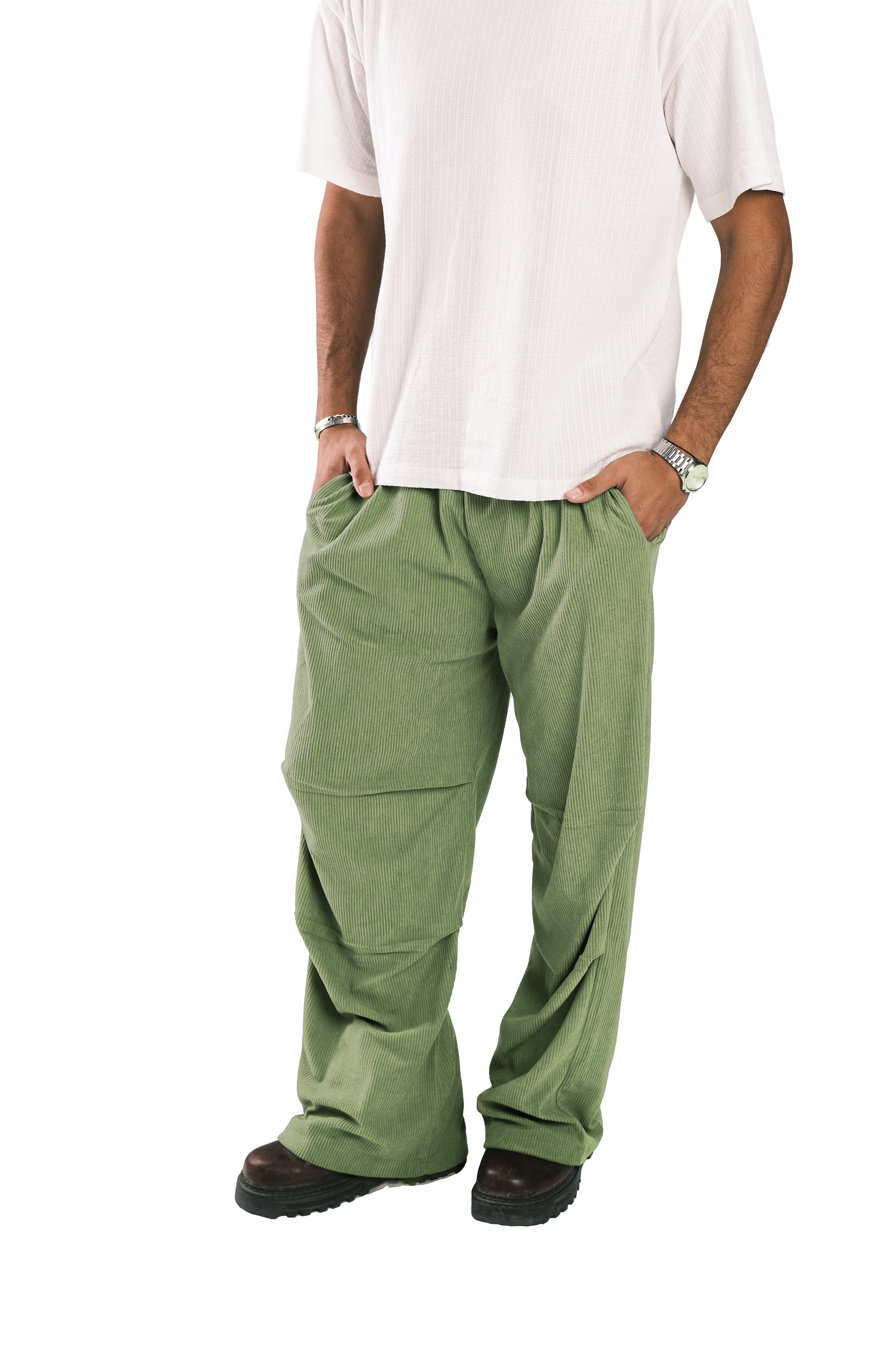 Matcha Corduroy Pants