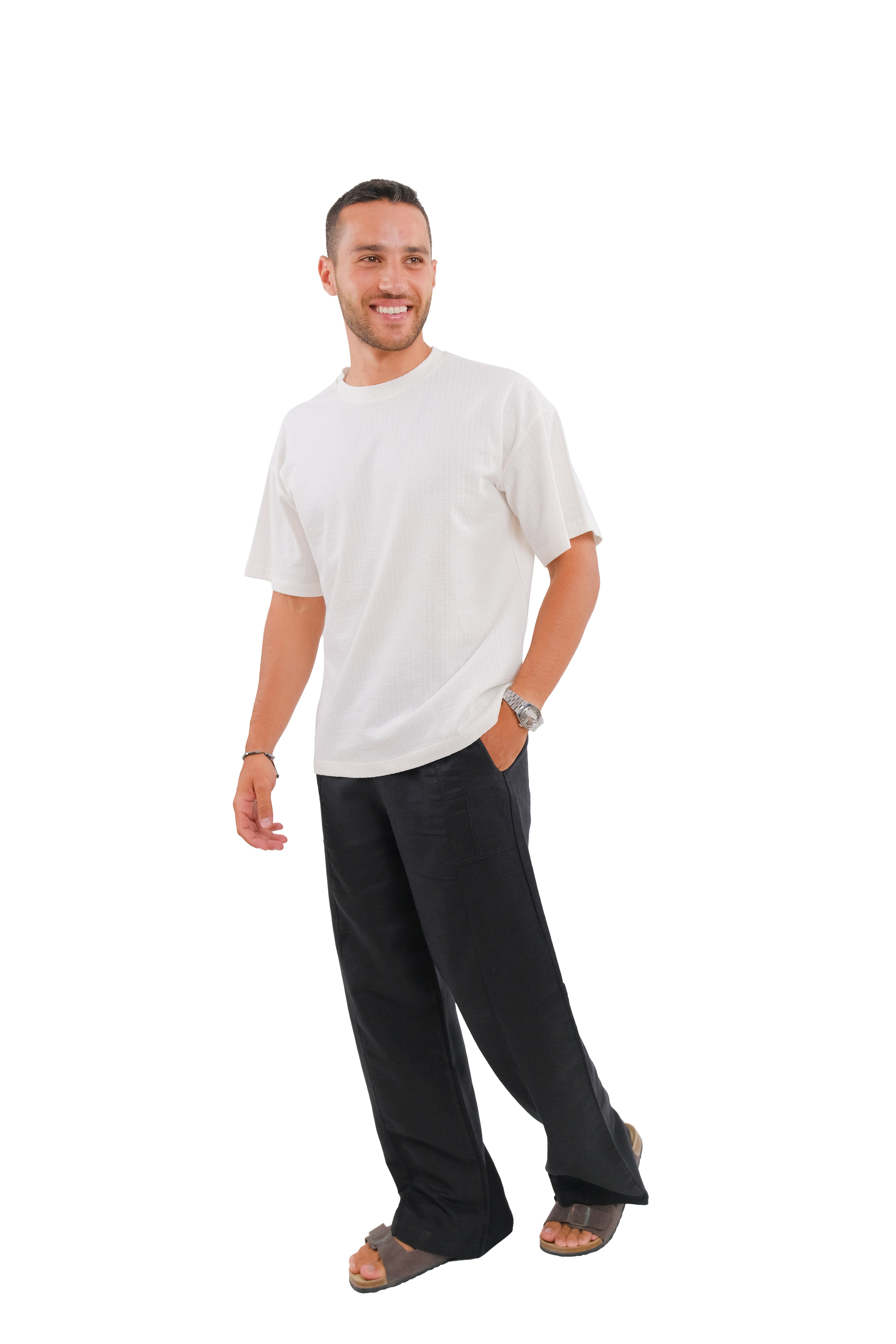 Black Linen Pants