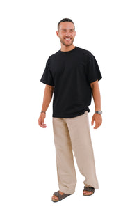 Black Textured T-shirt