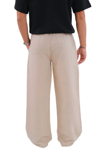 Beige Linen Pants