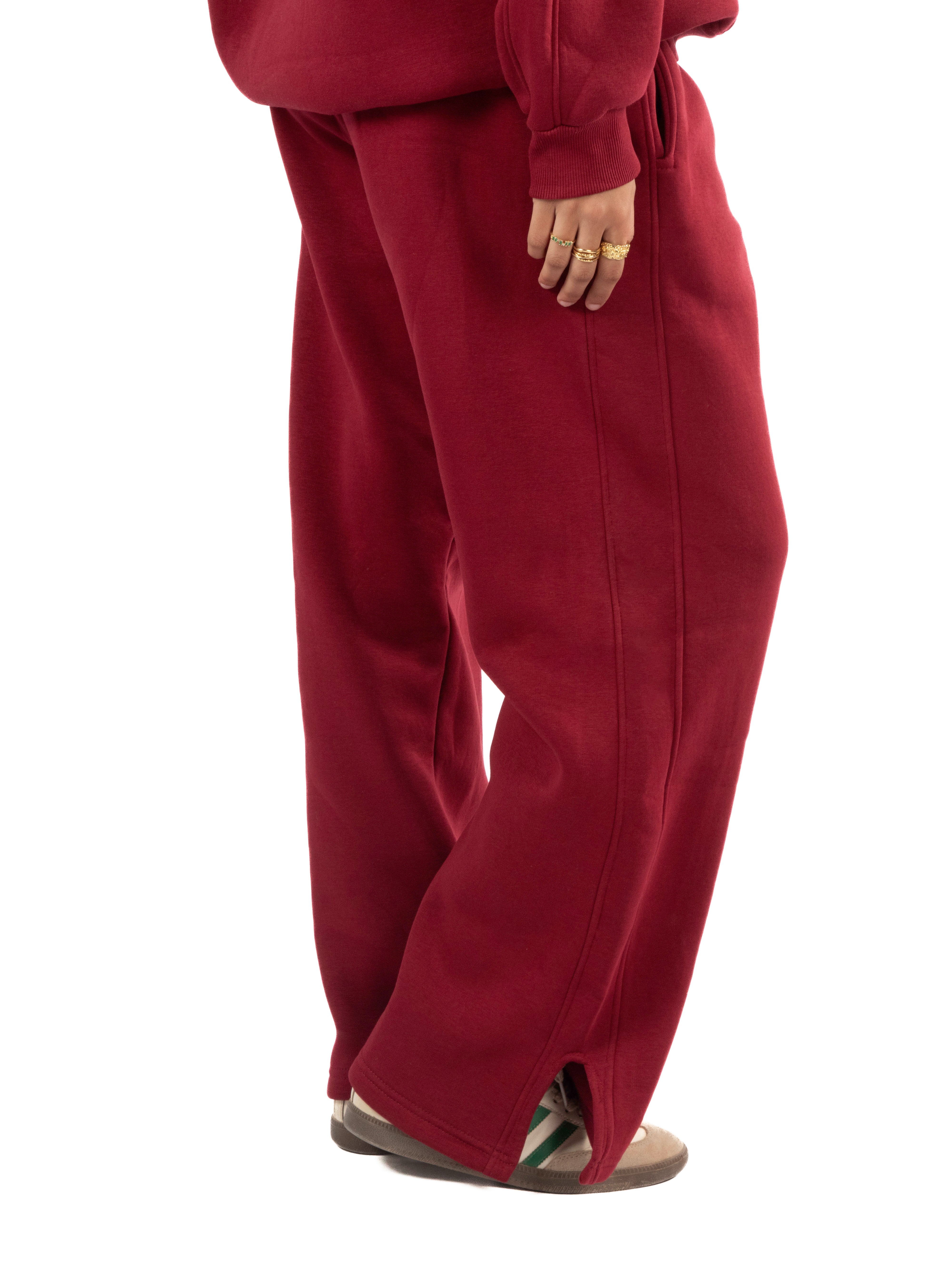 The Basic Burgundy Sweatpants