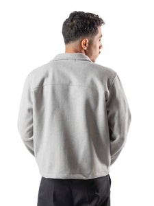 Gray Boxy Jacket