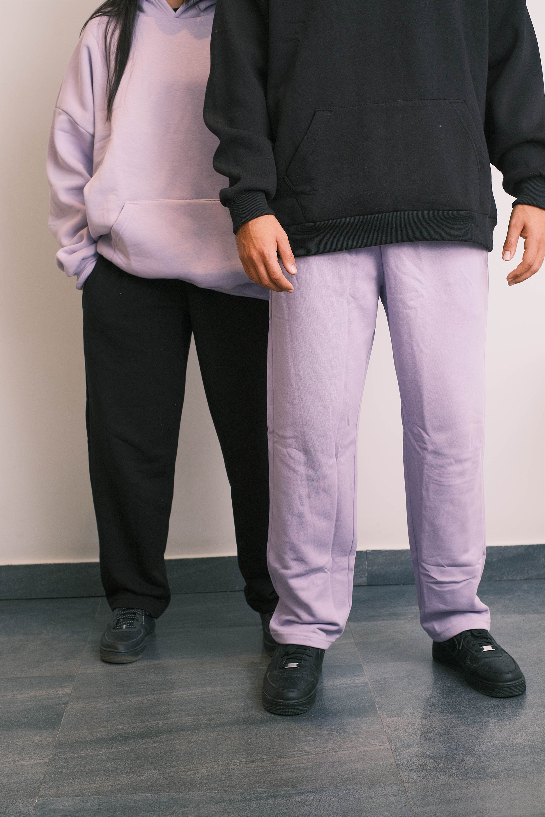 Lavender Sweatpants - Wide Legs