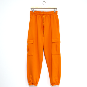 Orange Sweatpants - Closed Legs