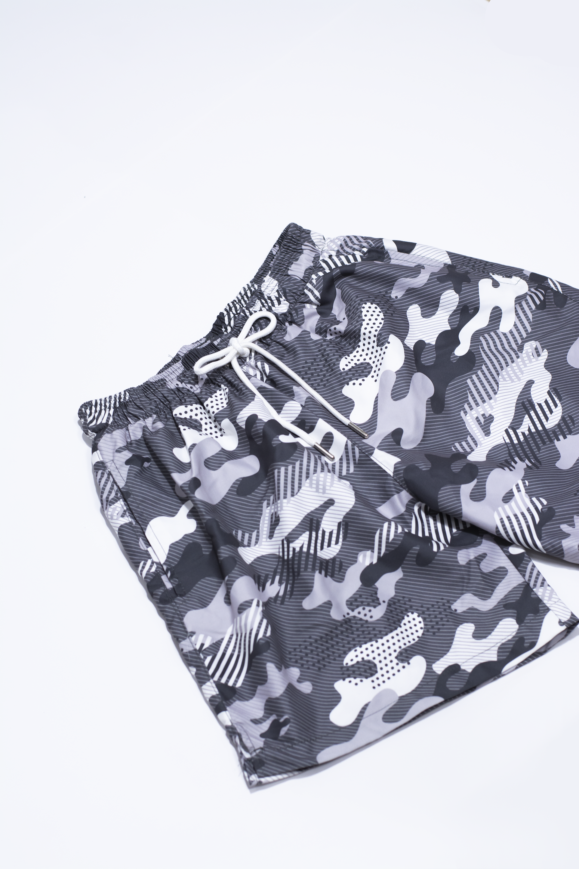 Grey Camo - Swim Short