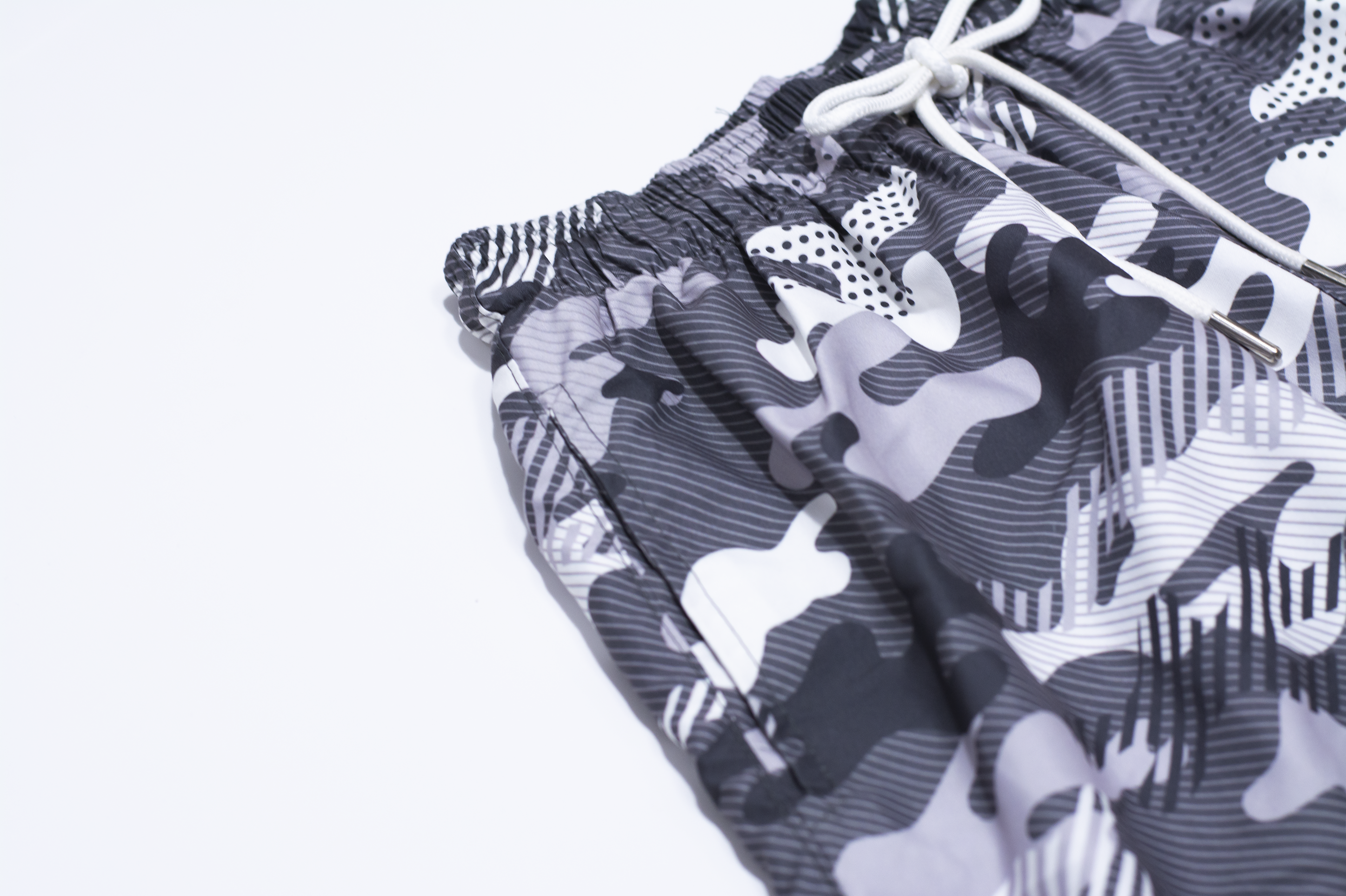 Grey Camo - Swim Short