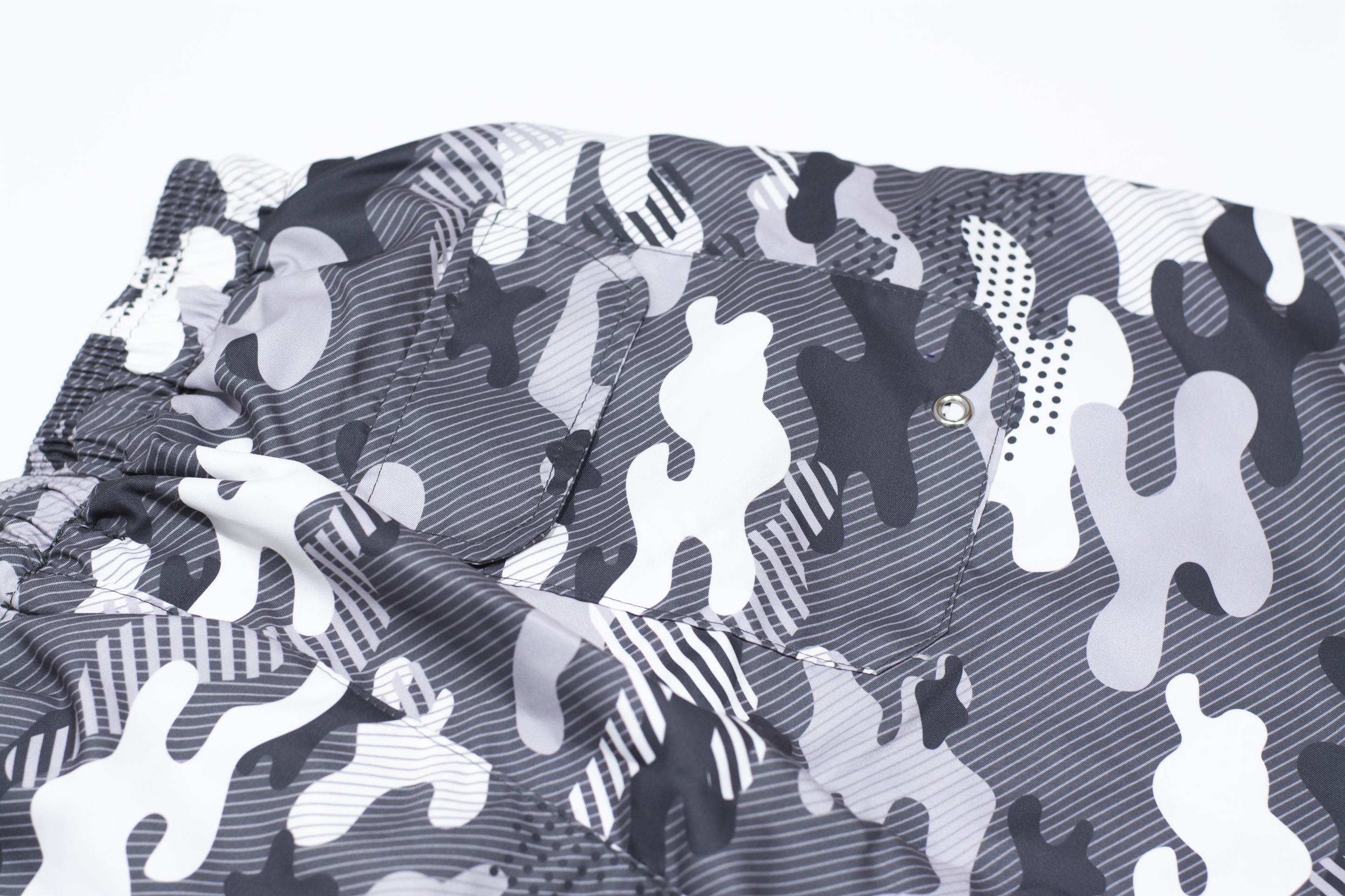 Grey Camo - Swim Short