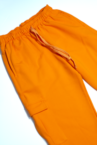 Orange Sweatpants - Closed Legs